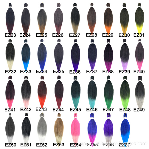 wholesale pre stretched expression ombre braiding hair pre stretched synthetic braid hair prestretched